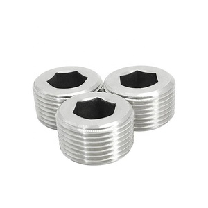 Enchufe hexagonal de acero inoxidable de alta precisión, 304, 316, <span class=keywords><strong>DIN</strong></span>, <span class=keywords><strong>906</strong></span>, tornillos de bloqueo, tubos de rosca - Product Image 3