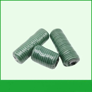 Accessoires de clôture de jardin en fil recouvert de PVC vert, attaches torsadées pour le soutien des plantes grimpantes comme les concombres, les tomates et les haricots - Product Image 5