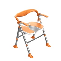 Chaise de douche pliable antidérapante en alliage d'aluminium pour personnes âgées dans les salles de bain des maisons de retraite, capacité de 150 kg, dispositif médical de classe II