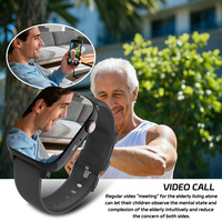 4G Bracelet intelligent d'urgence pour personnes âgées Autisme Patients atteints de démence Alzheimer Alarme de chute GPS SOS Montre intelligente Serveur Moniteur