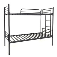 Cadre de lit superposé en métal au design moderne pour chambre à coucher, hôtel, dortoir, école, hôpital, lits superposés d'occasion