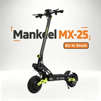 Trottinette électrique Mankeel MX-25 pour adultes, 1200W, autonomie 55KM, 60V, étanche IP54, homologuée UE, 30-50KM/H, urbaine, électronique