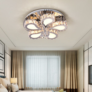 Luz led de techo con diseño de flores decorativas para interior, de lujo para iluminación moderna sala de estar, venta al por mayor - Product Image 4