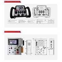 DOMAN Professionnel International Certifié CE Double Écran LCD Affichage Distance de Contrôle de 100m Batterie Rechargeable Télécommande