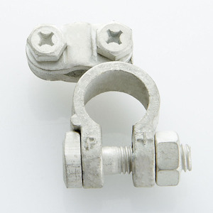 Connecteur de <span class=keywords><strong>borne</strong></span> de batterie en laiton étamé blanc avec vis M8 pour connecteur de câble en cuivre BT203L/204L - Product Image 5
