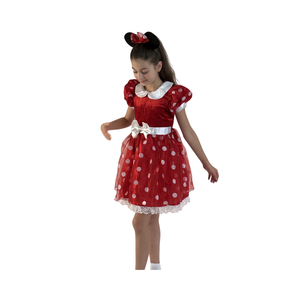 Costume <span class=keywords><strong>da</strong></span> principessa di media lunghezza con accessori per capelli 2024 europa e Stati Uniti nuovo abito <span class=keywords><strong>da</strong></span> <span class=keywords><strong>Minnie</strong></span> - Product Image 1