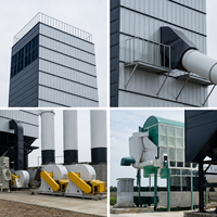 Séchoir à Grains Automatique Grande Capacité 300T avec Pompe |   Tour de séchage continu pour maïs, blé, riz, soja