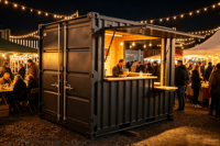 Mini-conteneurs modulables personnalisables - Magasins mobiles préfabriqués, appartements, entreprises en démarrage, hôtels, villas (10FT/20ft)