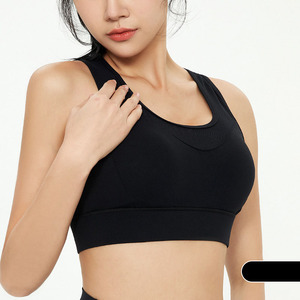Pakaian Dalam Olahraga Wanita Intensitas Tinggi Anti Guncangan untuk Fitness dan Lari, Atasan Push Up, Sport Bra - Product Image 6