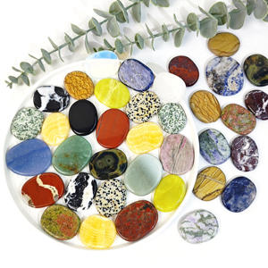 <span class=keywords><strong>Aventurine</strong></span> de polissage naturelle de haute qualité en gros forme plate matériau mixte cristal pierre de palmier pour cadeau - Product Image 1
