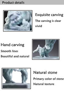 Sculptures en marbre de <span class=keywords><strong>femmes</strong></span> <span class=keywords><strong>obèses</strong></span> <span class=keywords><strong>nues</strong></span>, faites à la main et écologiques, tailles personnalisables pour les décorations de jardin en extérieur - Product Image 4