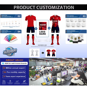 Maglia da <span class=keywords><strong>Calcio</strong></span> Susugoo Originale ad Alto Rapporto Qualità-Prezzo, 100% Poliestere, Antibatterica, Asciugatura Rapida, Traspirante, per Tifosi Mondiali 2026 - Product Image 6