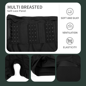 Femmes sans couture grande taille ferme épais shapers taille haute minceur corps contrôle corsets fesses et hanches pad rehausseur shapewear - Product Image 5