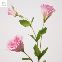 Eustoma artificiel Everbloom en latex, toucher réel, hydratant, pour décoration événementielle de haute qualité (Campanule et Gentiane de prairie)