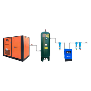 เครื่องอัดอากาศแบบสกรู PM VFD 55 กิโลวัตต์ (75 แรงม้า) 8 บาร์ 7.5 กิโลวัตต์ 11 กิโลวัตต์ 15 กิโลวัตต์ 22 กิโลวัตต์, เครื่องอัดอากาศอุตสาหกรรมประหยัดพลังงานประสิทธิภาพสูง 380 โวลต์ - Product Image 1