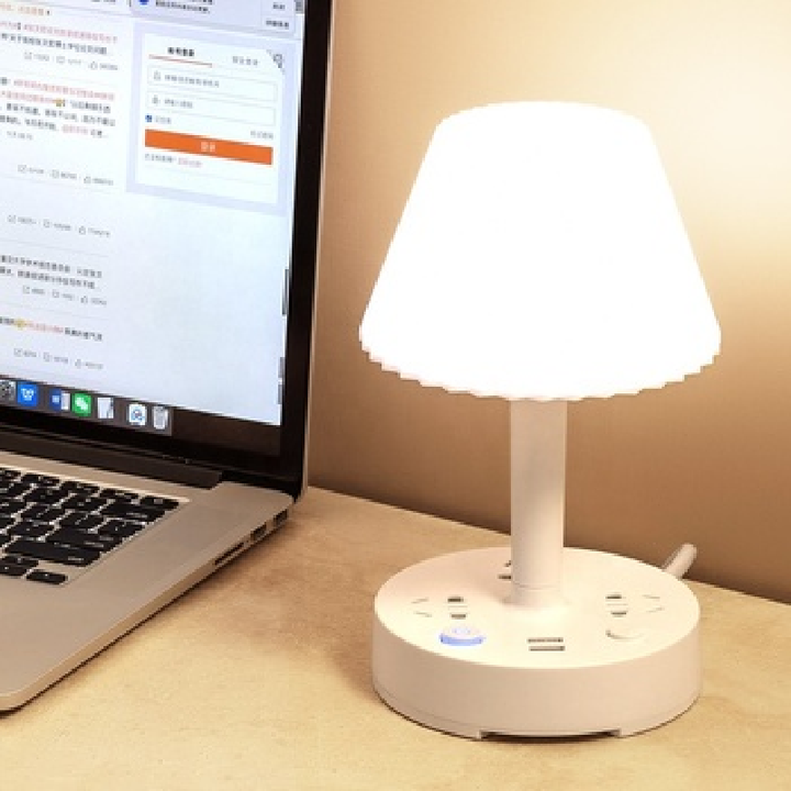 Lampe d'apprentissage champignon Led Casa Lighting Lampe de table de lecture décorative multifonctionnelle Lampe de table à chargement USB