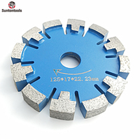바닥 난방 하드 콘크리트 125 홈 가공 용 다이아몬드 턱 점 톱날 * 17*22.23mm 레이저 125mm 5 인치