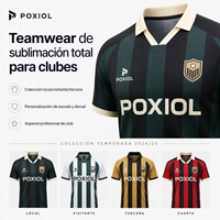 Maillots de football personnalisés domicile/extérieur/troisième tenue – Kits de match personnalisables pour club – Sublimation intégrale – Écussons, noms et numéros – Respirants et durables