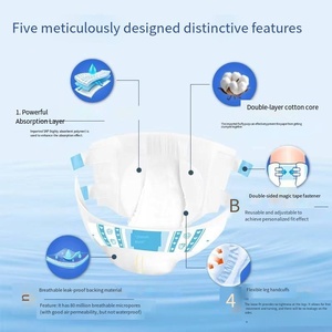 Produits de punition pour adultes Kaida, vêtements et couches pour personnes âgées, couches-culottes 3D anti-fuites pour adultes ABDL - Product Image 1