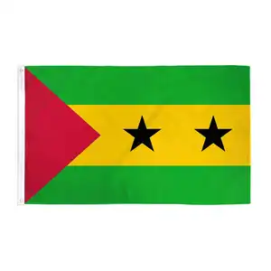 Sao Tome & Principe Flag Professional Manufacturer High Quality Large Screen Printing Machine All National Flags