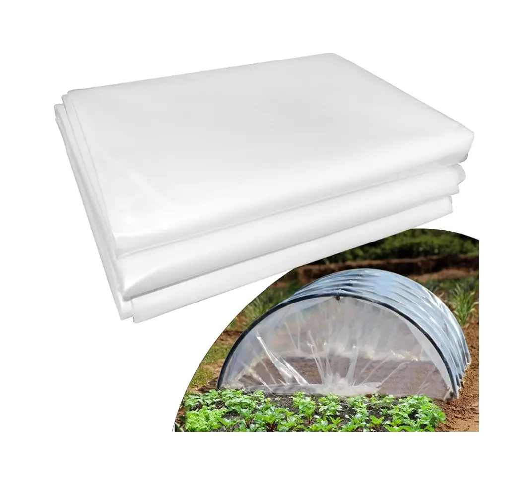 Factory Clear Greenhouse UV Resistant Polyethylene Plastic Cover Sheeting Transparent Film for Farm Garden Agriculture