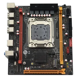 Factory Computer Motherboard OEM/ODM LGA2011 X79 Main Board Desktop Dual Channels DDR3 Max 64G M.2 Port 5 Phase Power Supply