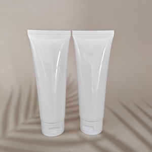 Tube rond vide en plastique personnalisé pour cosmétiques, capacité 80ml 100ml, pour gel douche et nettoyant visage, vente en gros - Product Image 6