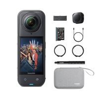 Caméra d'action 360° Insta360 X5 pour moto, étanche, 8K, robuste, zoom optique CMOS, vlogging, objectif interchangeable, audio clair
