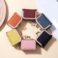 Kotak Organizer Perhiasan Mini Portabel Kulit Asli Mewah Kustom, Dompet Koin, Kotak Perhiasan Kecil untuk Anting, Cincin, Kalung