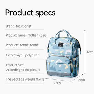 Mochila de pañales multifuncional impermeable de gran capacidad personalizada nueva de fábrica - Product Image 2