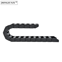 Chaîne de traînée d'énergie en plastique nylon Offre Spéciale 18*37 pour machines-outils CNC