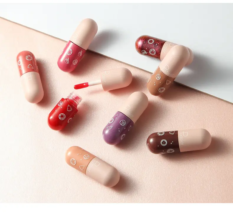 18 colori della Durata di Trucco Lip Stick Mini Capsula Sexy Matte Nude Lip Gloss