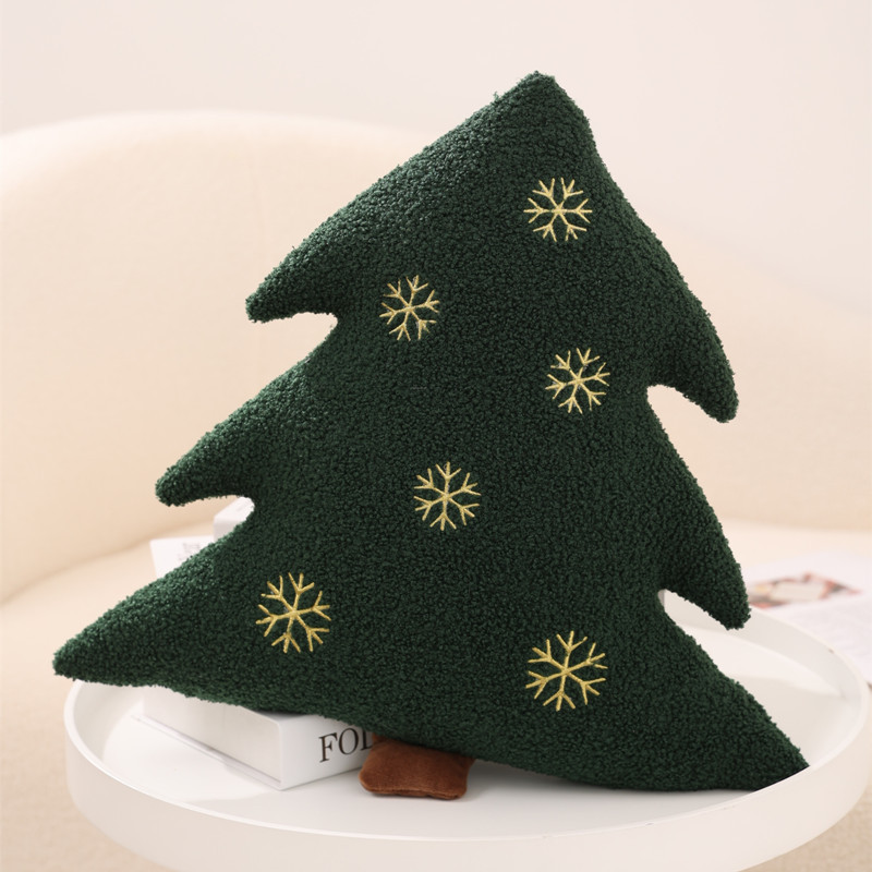 Green snowflake christmas tree 38cm