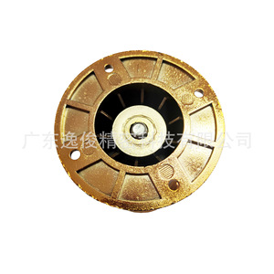 Yijun Cylindrical Plastic <b>Sofa</b> Legs 887B Brown <b>Gold</b> Color Modern Minimalist Luxury Furniture Accessories Easy Installation - Product Image 4