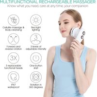 IPX7 étanche lumière rouge électrique corps complet sculptant les tissus profonds Portable réduction Machine corps Cellulite masseur