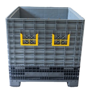 Plastik Katlanabilir Hafif Dayanıklı Çevre Dostu Palet Kutusu Büyük Lojistik Devir Kutusu Kalın Katlanır Konteyner - Product Image 1