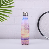 Bouteille d'eau isotherme en acier inoxydable écologique, isolation thermique de 12 à 24 heures, utilisation en camping, couleur personnalisée disponible
