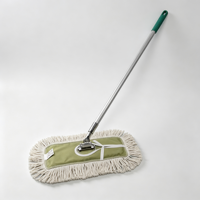 Serpillère à poussière robuste à grande surface de nettoyage, brins épais, rotation à 360°, couleur personnalisée, pour le nettoyage commercial des sols