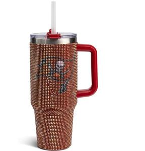 Vaso Térmico Personalizado para el Día del Partido de los Tennessee <span class=keywords><strong>Titans</strong></span>, con Tapa y Popote, 40oz, para Oficina, Coche, Café - Product Image 3