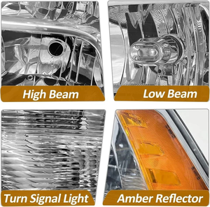 ไฟหน้า LED OE AURON รุ่นใหม่ 32V 6000K 60W 6000 ลูเมนส์ สำหรับ Dodge Ram ปี 2009-2018 ไฟต่ำ ขายส่ง ไฟหน้า OE - Product Image 4