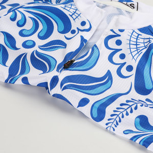 Maillot de cyclisme femme OEM ODM personnalisé avec logo d'équipe et tissu extensible 4 directions pour clubs cyclistes féminins – Approvisionnement en gros - Product Image 4