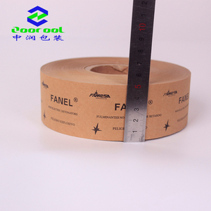 Rouleau de papier imprimé personnalisé Bande de papier thermofusible de 50mm de largeur pour machine à empaqueter Detian - Product Image 4