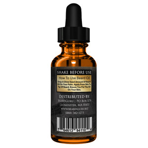 Huile à barbe au rhum BeardGuru - Product Image 1