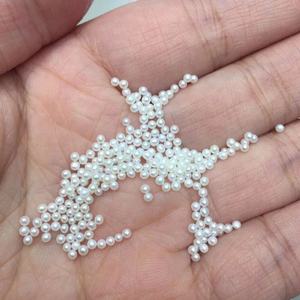 ขายส่งคุณภาพสูง 2-3 มม.น้ำจืดหลวมไข่มุก,mini คุณภาพสูง perfect round pearl - Product Image 2