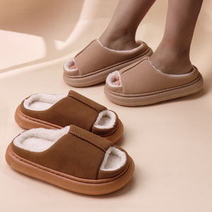 New Product EVA Sole Women's House <b>slippers</b> Faux Suede Designer <b>slippers</b> for Women With Popular Price - Product Image 2