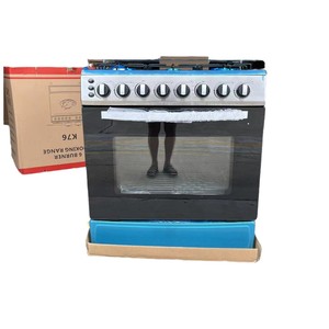 Four vertical 6-cuisinière à gaz 120l four intégré cuisinière Lpg gaz four de chauffage électrique - Product Image 1