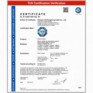 Cable Solar Industrial Trenzado IEC 62930 para <span class=keywords><strong>EN50618</strong></span>, Cable Fotovoltaico de CC de 1500V con Aislamiento XLPO y Cobre Estañado de 6mm - Product Image 6