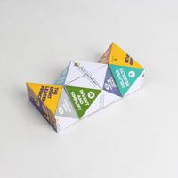 Cube Magique Rotatif Personnalisé, Cube Photo Pliant DIY Personnalisé pour Cadeaux Publicitaires