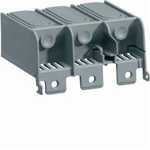 HYA027H Personalizzabile con kit Hagers, 2 coperture per connettori per interruttore H3 x160 3P - Product Image 1