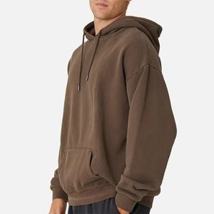 Ventes en gros de sweats à capuche et de sweat-shirts pour hommes en taille plus, personnalisés, vierges, avec poche kangourou, sweats à capuche à cordon de serrage pour hommes - Product Image 2